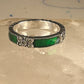 Judith Jack ring Art Deco green band marcasites sterling silver band size 6&nbsp; women girls