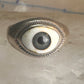 Eye ring eyeball band size 6 sterling silver women men