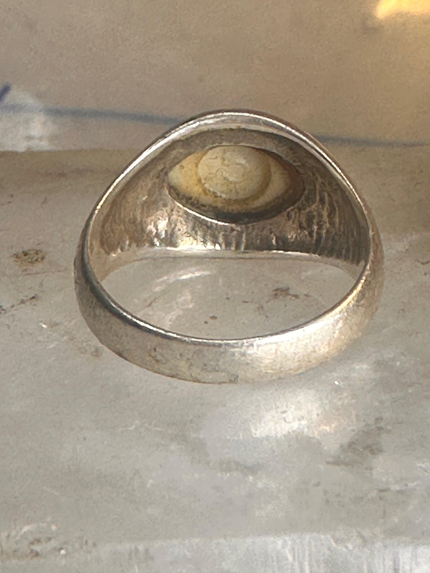 Eye ring eyeball band size 6 sterling silver women men