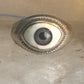 Eye ring eyeball band size 6 sterling silver women men