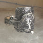 Saddle ring Kabana band cowgirl southwest size 5.75 sterling silver women girls