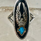 Harley Davidson ring Eagle holding Harley emblem sterling silver size 5.75 biker women