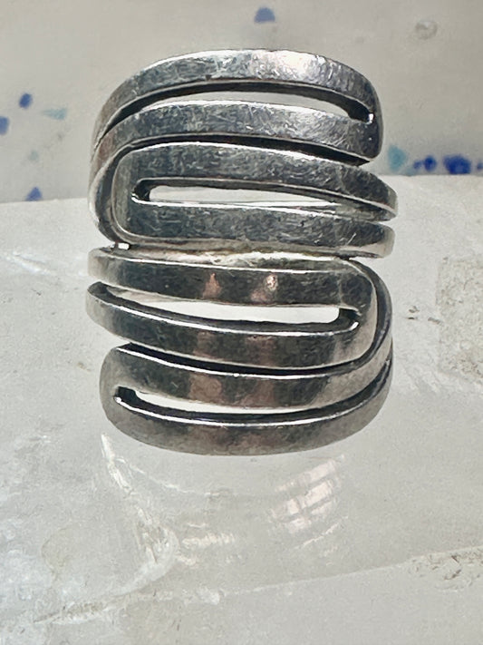 SIlpada ring Maze knuckle band size 5.75 sterling silver women girls