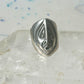 Pacific Northwest face spirit wind ring cigar band size 6 sterling silver women girls