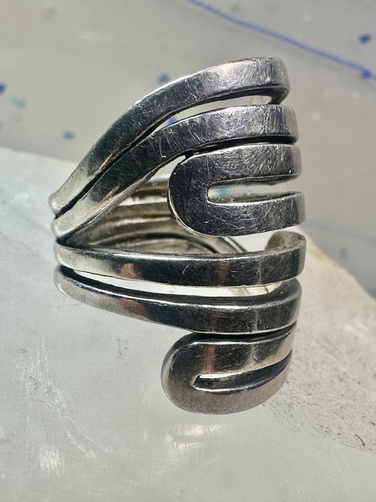 SIlpada ring Maze knuckle band size 5.75 sterling silver women girls