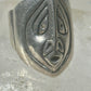 Pacific Northwest face spirit wind ring cigar band size 6 sterling silver women girls
