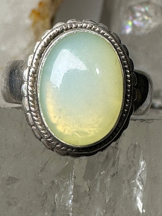 Moonstone ring size 7 sterling silver women