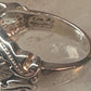 Black Hills Gold ring coral band leaves size 6 sterling silver women
