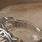 Black Hills Gold ring coral band leaves size 6 sterling silver women