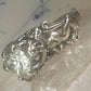Cherub ring Kabana with wings heart CZ Love Valentine size 6 sterling silver women