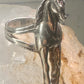 Horse ring cowgirl southwest size 5.25 Sterling Silver women girls&nbsp;