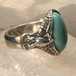 Eagle ring turquoise Carolyn Pollack size 8.75 sterling silver women men
