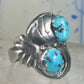 Navajo ring Turquoise Band sterling silver size 11.25 men women