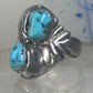 Navajo ring Turquoise Band sterling silver size 11.25 men women