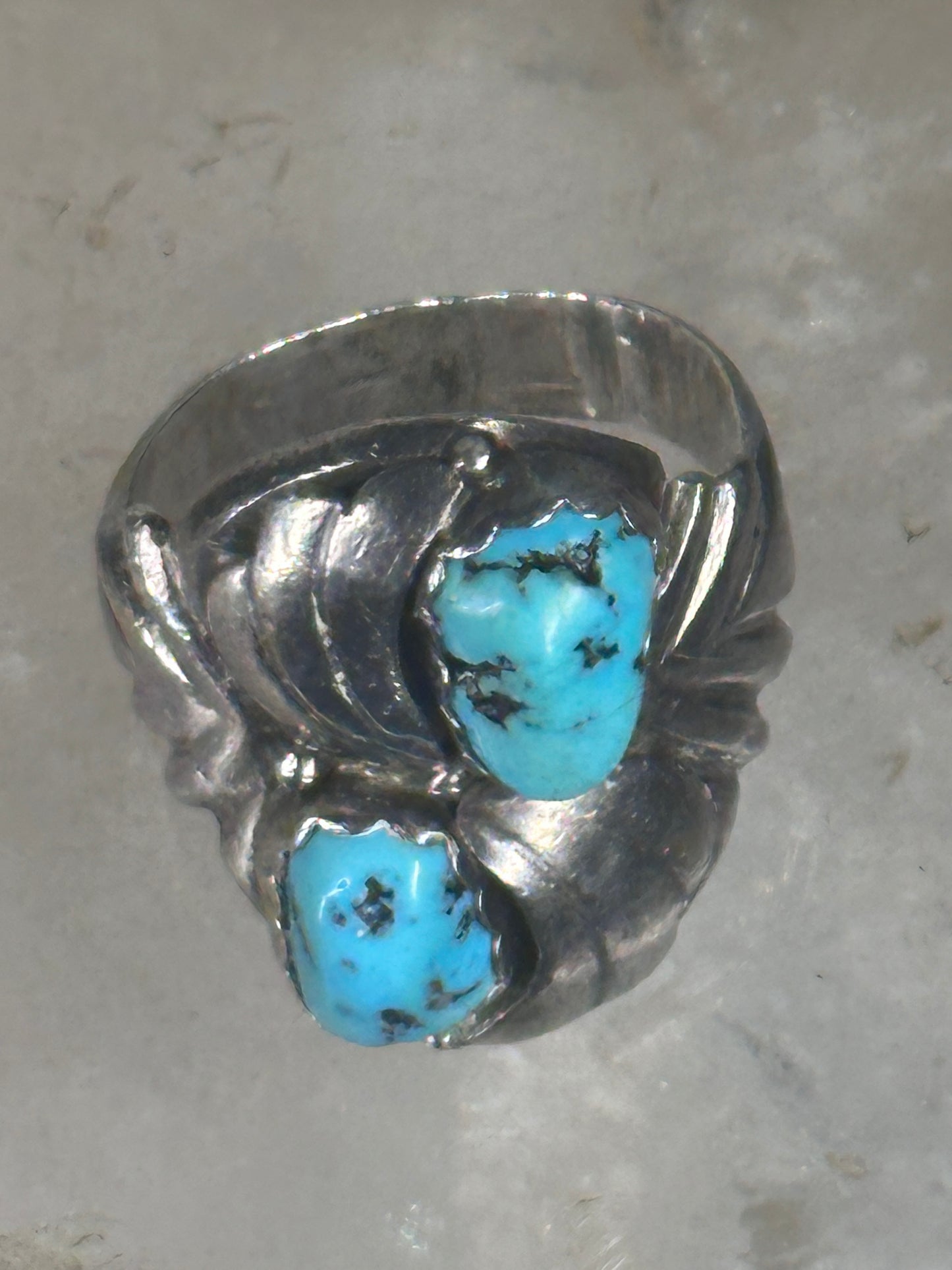 Navajo ring Turquoise Band sterling silver size 11.25 men women