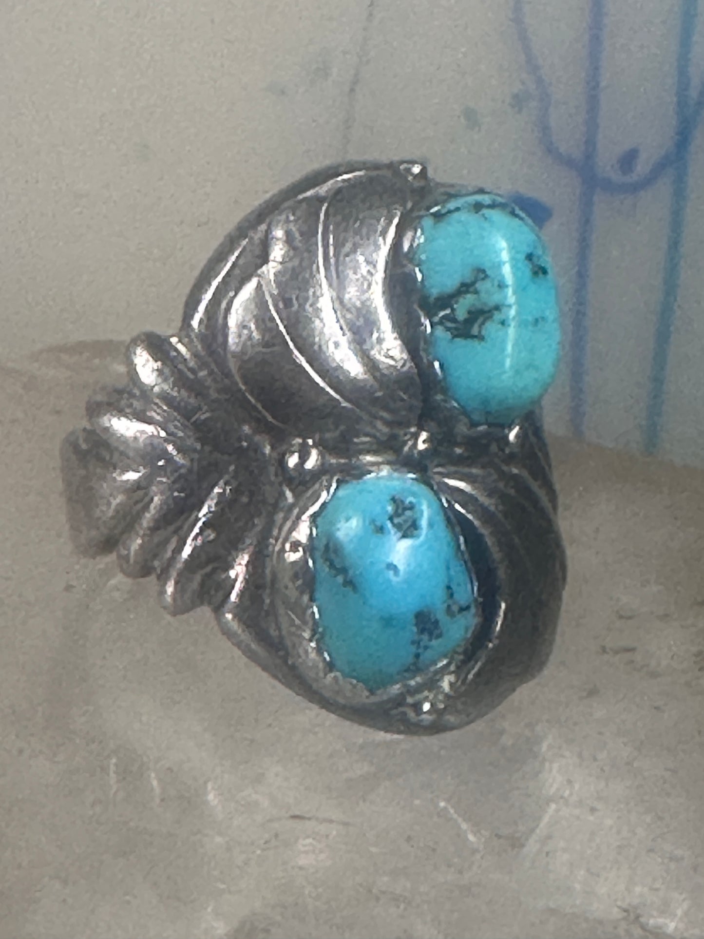 Navajo ring Turquoise Band sterling silver size 11.25 men women