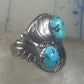 Navajo ring Turquoise Band sterling silver size 11.25 men women