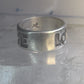 Love Ring bell Trading co band LOVE Valentine band size 9.50 sterling silver women men