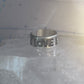 Love Ring bell Trading co band LOVE Valentine band size 9.50 sterling silver women men