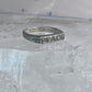 Peace Ring Cross band size 6.75 sterling silver women men
