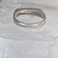 Peace Ring Cross band size 6.75 sterling silver women men