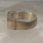 Peace ring Mexico Mexican band solid heavy size 9.5 sterling silver women men
