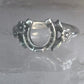 Horseshoe Ring James Avery leaves Good Luck band size 4 pinky sterling silver women girls