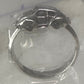 Car ring moving car volkswagen bug band solid size 5.25 sterling silver women