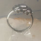 Car ring moving car volkswagen bug band solid size 5.25 sterling silver women