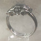 Car ring moving car volkswagen bug band solid size 5.25 sterling silver women