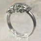 Car ring moving car volkswagen bug band solid size 5.25 sterling silver women