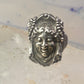 Poison ring lady Victorian pill poison band solid size 6.50 sterling silver women