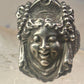 Poison ring lady Victorian pill poison band solid size 6.50 sterling silver women