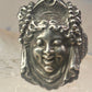 Poison ring lady Victorian pill poison band solid size 6.50 sterling silver women