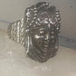 Poison ring lady Victorian pill poison band solid size 6.50 sterling silver women