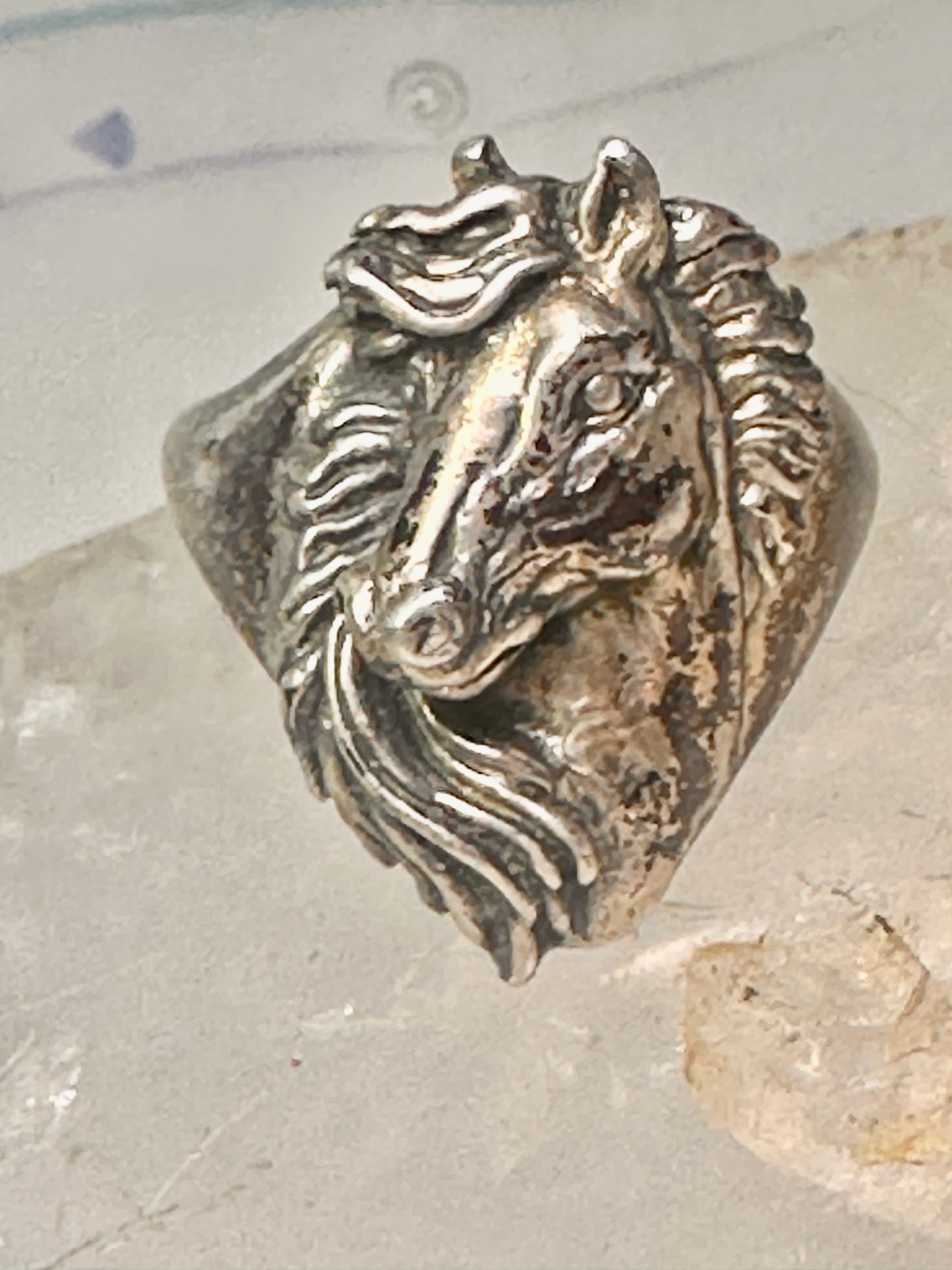 Horse ring size 6 cowgirl southwest sterling silver women girls
