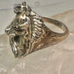 Horse ring size 6 cowgirl southwest sterling silver women girls