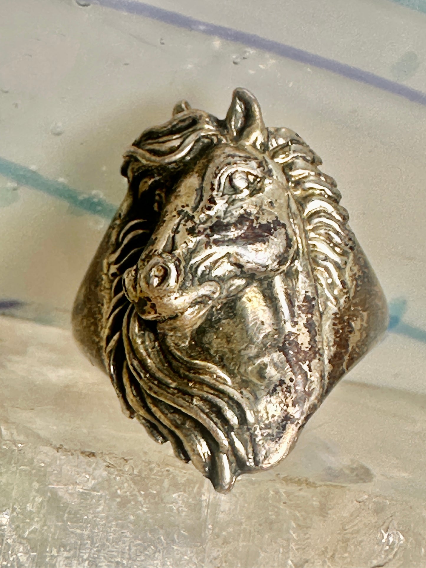 Horse ring size 6 cowgirl southwest sterling silver women girls