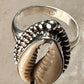 Shell ring size 8 sterling silver women girls