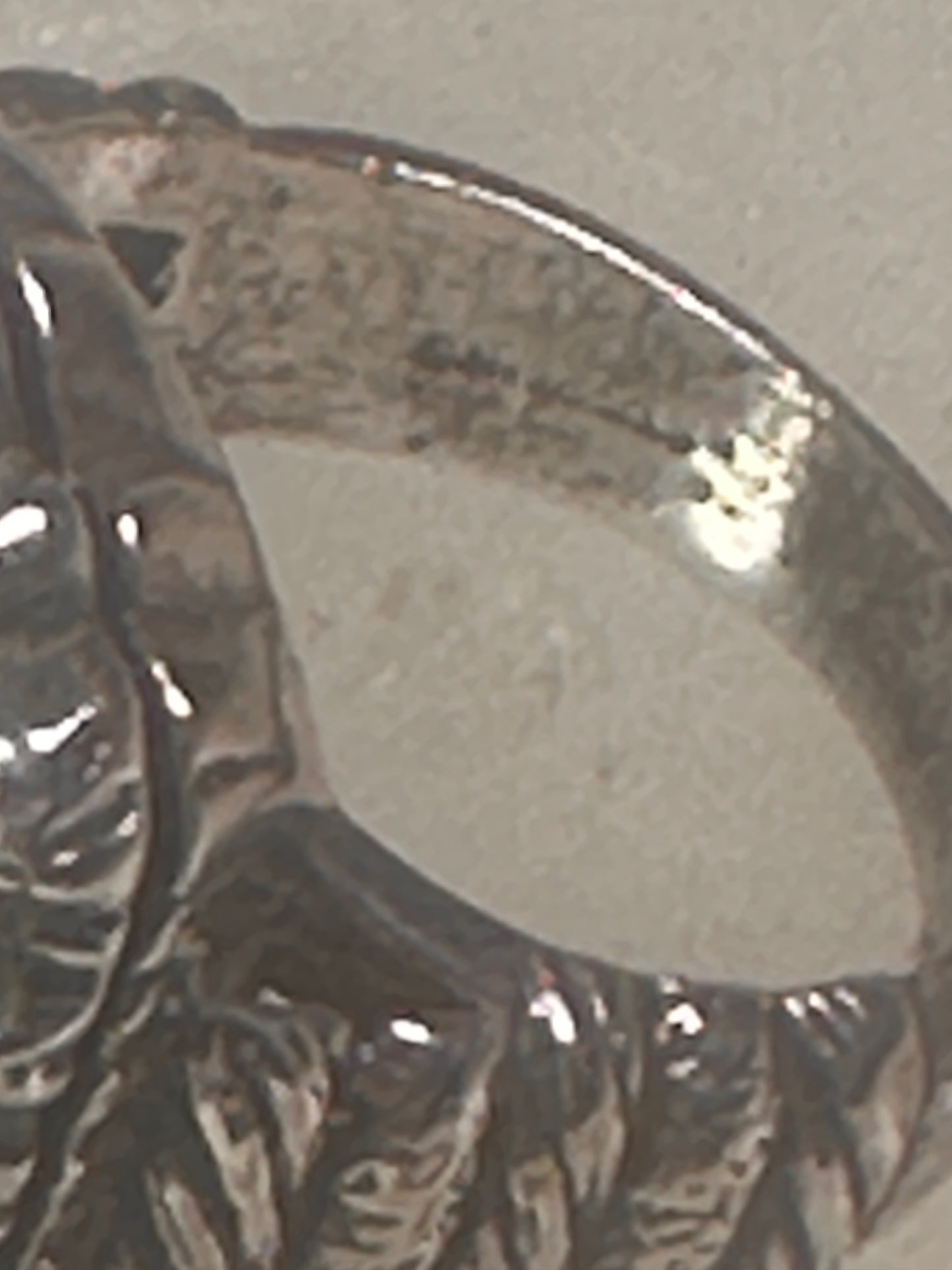 Poison ring lady Victorian pill poison band solid size 6.50 sterling silver women