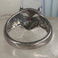 Cat ring face signed CBP 925 size 8 sterling silver women girls