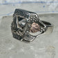 Freedom USA biker band Eagle size 10 mop sterling silver men