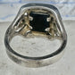 Freedom USA biker band Eagle size 10 mop sterling silver men