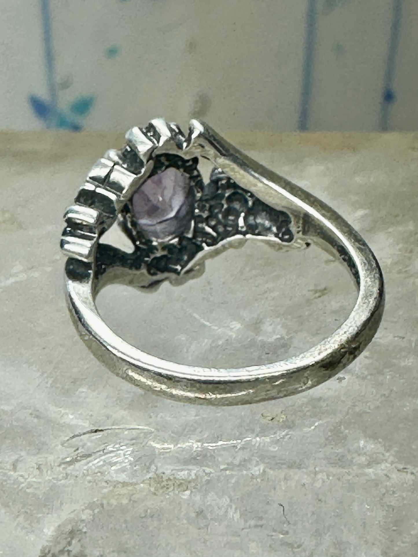 Black Hills Gold ring Wheeler leaves purple size 4 sterling silver women girls