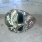 Black Hills Gold ring eagle band onyx leaves size 12 sterling silver women men