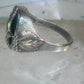 Black Hills Gold ring eagle band onyx leaves size 12 sterling silver women men