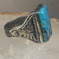 Navajo Phoenix ring Mudman Turquoise size 11 sterling silver women men