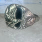 Black Hills Gold ring eagle band onyx leaves size 12 sterling silver women men