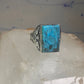 Navajo Phoenix ring Mudman Turquoise size 11 sterling silver women men