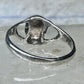 Skull ring biker band size 5 pinky sterling silver women girls